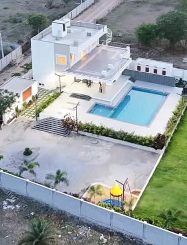 Luxury Farm Estate | 4 BHK, Pool & Lawn | Moinabad